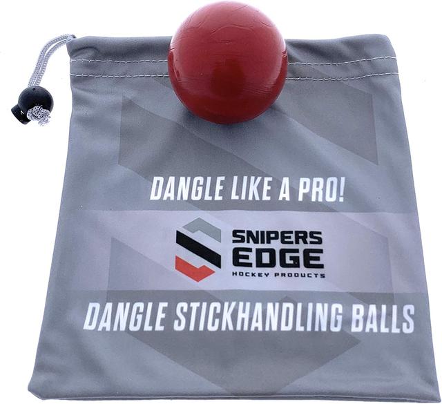 Product image of Snipers Edge Hockey Stickhandling Balls - Hockey Dangle Balls with Bag - Improve Stickhandling On and Off The Ice - Bring Anywhere!