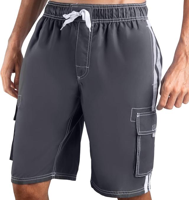 Product image of Kanu Surf Men's Barracuda Swim Trunks, 9" Inseam (Regular & Extended Sizes)