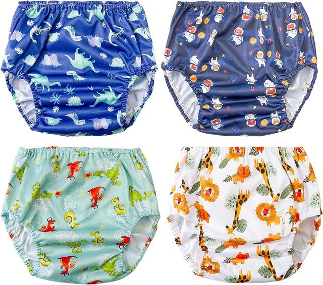 Product image of Rubber Underpants for Potty Training Good Elastic Plastic Diaper Covers for Plastic Pants & Training Underwear for Boy 2t