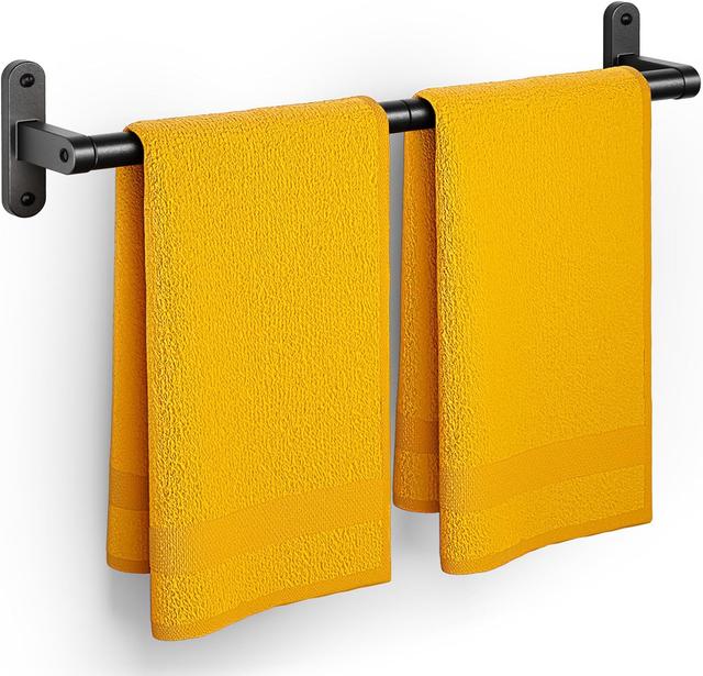 Product image of Towel Rack for Bathroom - 24" Rustproof Towel Holder, Sturdy Towel Bar Wall Mounted, Space-Saving Towel Hanger, Bathroom Accessories, Home Decor, Apparment Essentials, Black