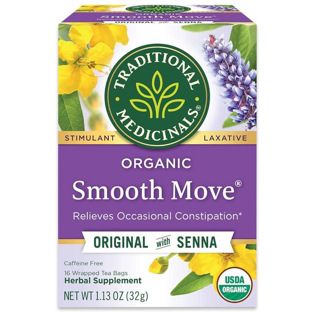 Product image of Traditional Medicinals Smooth Move, Helps Relieve Constipation Overnight, 16 Teabags