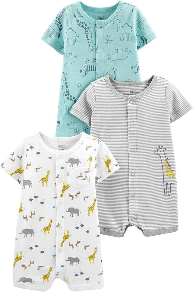 Product image of Simple Joys by Carter's Baby 3-Pack Snap-up Rompers