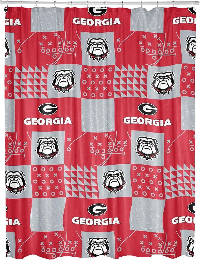 Product image of NORTHWEST NCAA Colorblock Shower Curtain, Georgia Bulldogs