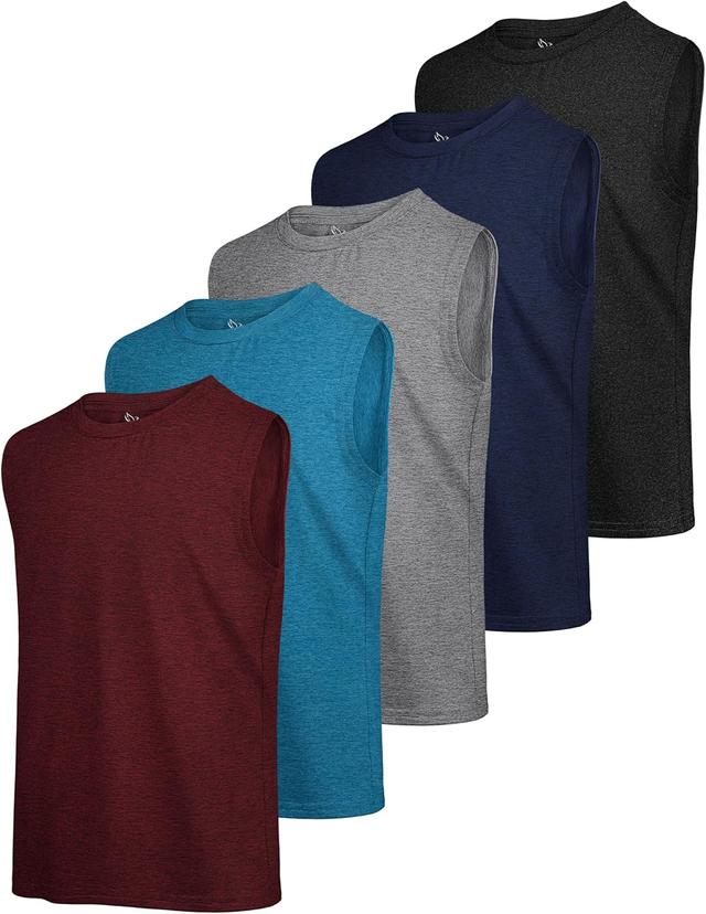 Product image of 5 Pack Boys Tank Tops Dry-Fit Boys Undershirts Kids Athletic Tank Tops Shirts for Kids Youth
