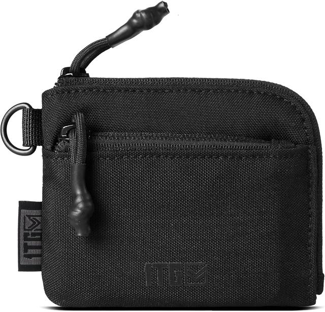 Product image of Coin Purse, 500D CORDURA Slim Minimalist Coin Purse for Men, Small Coin Pouch Mens Mini Wallet with YKK Zipper, Compact Money Bag & Tactical ID Holder | Father's Day Gift for Dad