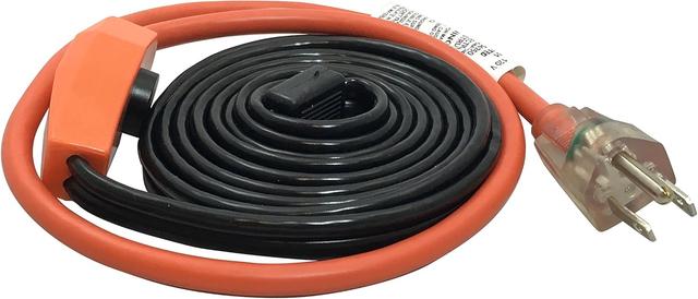 Product image of Frost King HC6A Automatic Electric Heat Kit Heating Cables, 6 Feet, Black