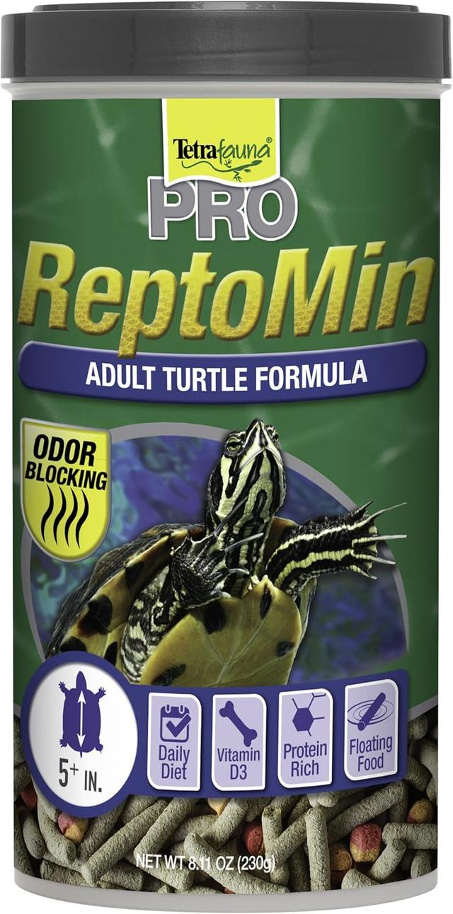 Product image of Tetra TetraFauna PRO ReptoMin Pro Sticks Adult Turtle Formula Daily Diet for Aquatic Turtles, 8.11 oz