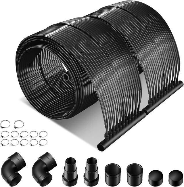 Product image of Goplus 2.5FT x 10FT/ 20FT Solar Pool Heater for Above Ground Pool Inground Pools, Swimming Pool Solar Panel Heating System, Weatherproof Pool Warmer (2.5FT x 20FT)