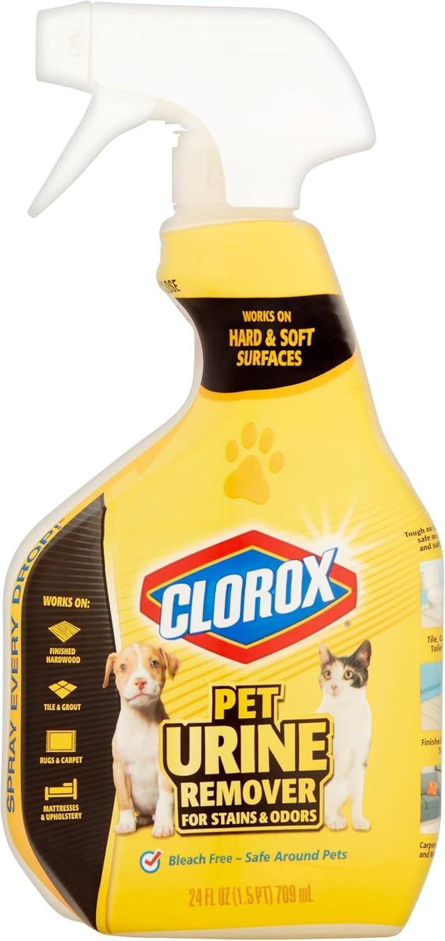Product image of Clorox Pet Urine Remover for Stains and Odors, Spray Bottle, 24-Ounces