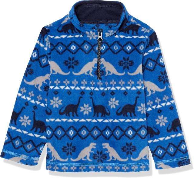 Product image of The Children's Place Baby Toddler Boys Warm Fleece Quarter Zip Pullover
