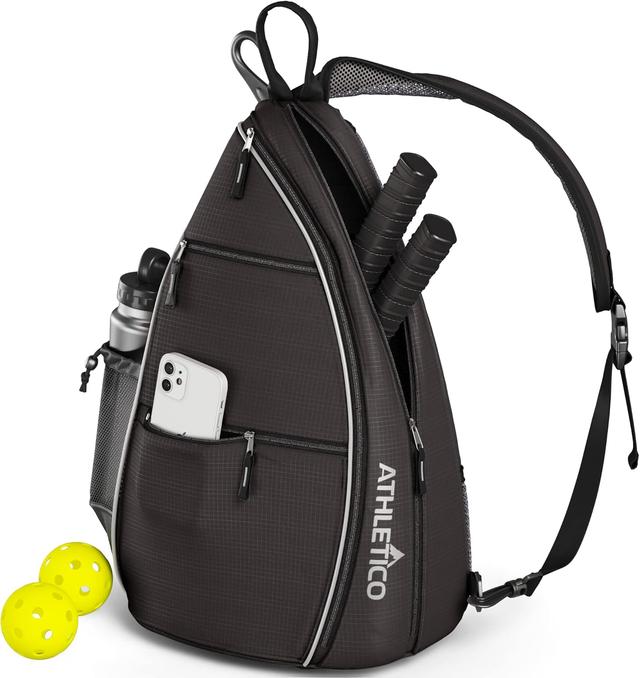 Product image of Athletico Sling Bag - Crossbody Backpack for Pickleball, Tennis, Racketball, and Travel for Men and Women