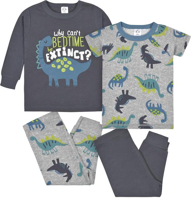 Product image of Gerber Baby Boys' Toddler Snug Fit 4-Piece Pajama Set