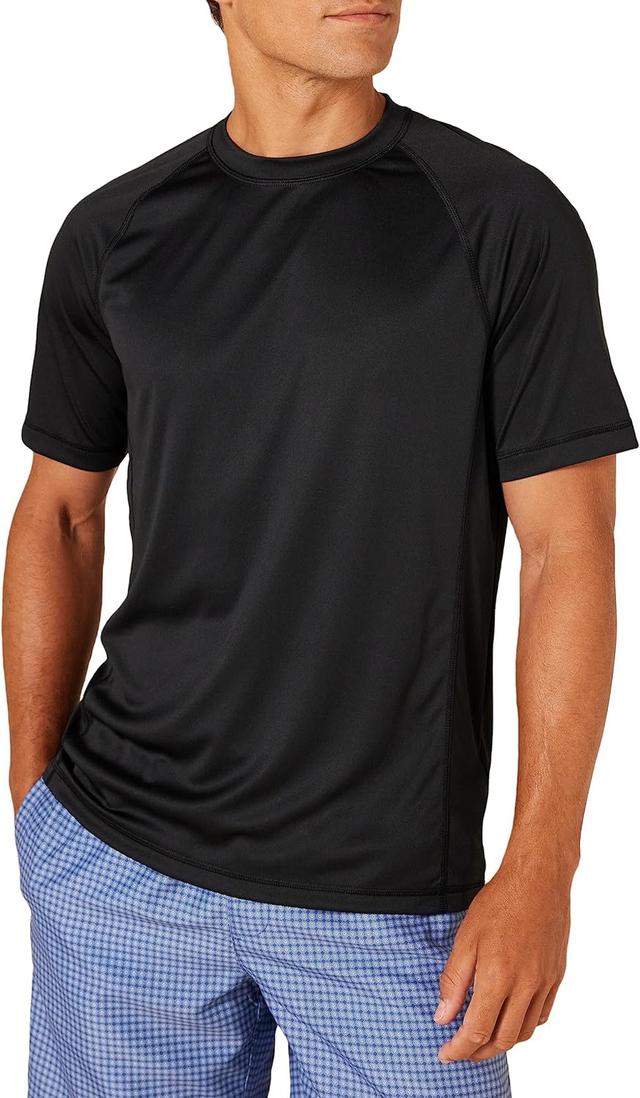 Product image of Amazon Essentials Men's Slim-Fit Short-Sleeve Quick-Dry UPF 50 Swim Tee