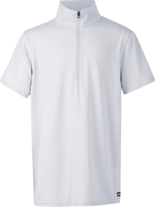Product image of Kerrits Kids Ice Fil Lite Equestrian Short Sleeve Shirt – Cooling Sun Protection Shirt for Horse Riding and Outdoor Sports