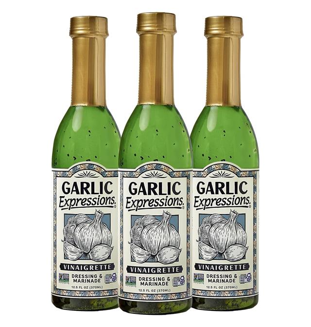 Product image of Garlic Expressions Vinaigrette Salad Dressing, Marinade (Pack of 3)