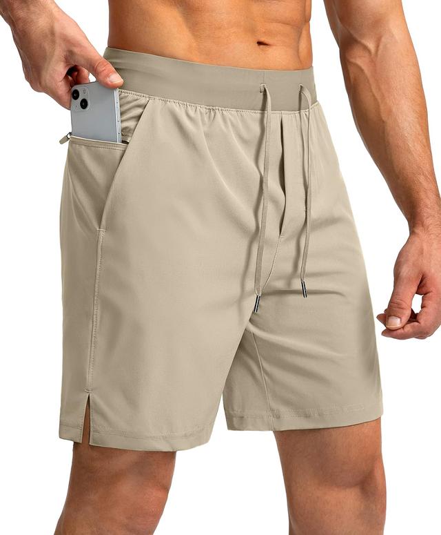 Product image of Men's Running Shorts with Zipper Pockets 7"/ 5" / 9" Lightweight Quick Dry Basketball Gym Workout Athletic Shorts for Men
