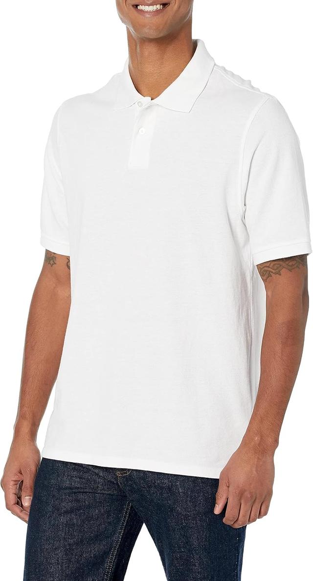 Product image of Amazon Essentials Men's Regular-Fit Cotton Pique Polo Shirt (Available in Big & Tall)