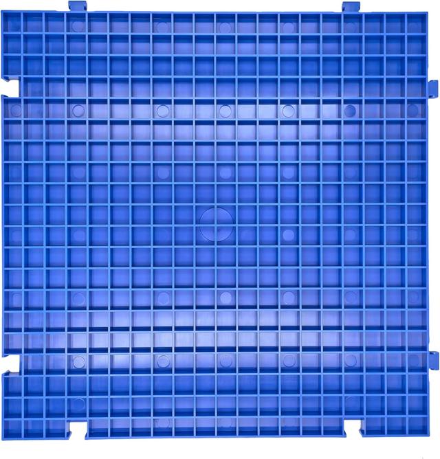 Product image of Stained Glass Cutting Mat, Solid Bottom Plastic Grid, Blue, 1 Pack