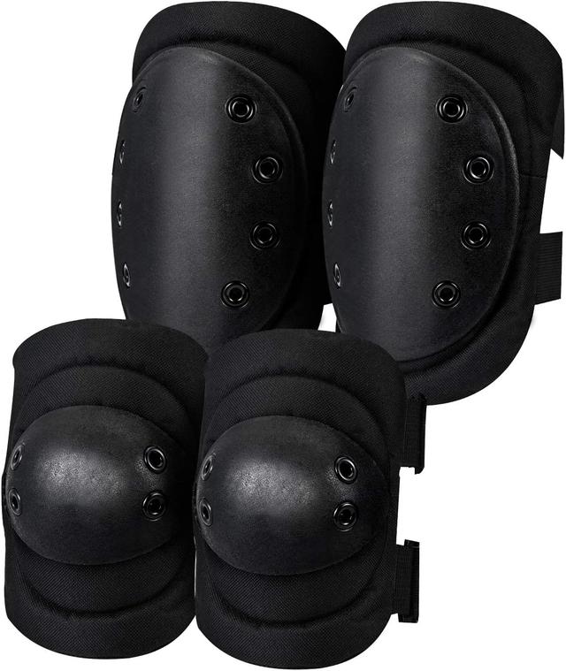 Product image of Tactical Knee Pads ,Airsoft Knee & Elbow Protective Pads Guard for Army, Paintball, Hunting and Anyother Outdoor Sports