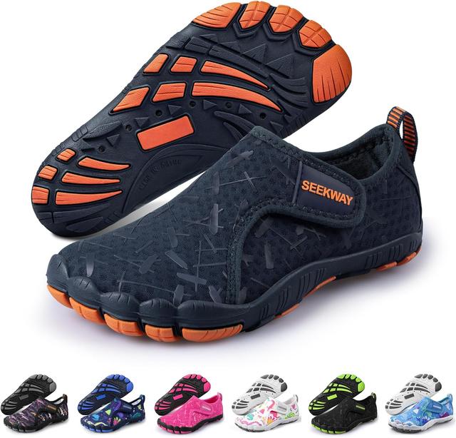 Product image of SEEKWAY Barefoot Water Shoes for Kids - Wide Toe Box and Quick-Dry Sand Shoes Toddler for Hiking Swim Beach Pool Kayak Sport Accessories, Camping Essentials Non-Slip for Boys Girls Sizes
