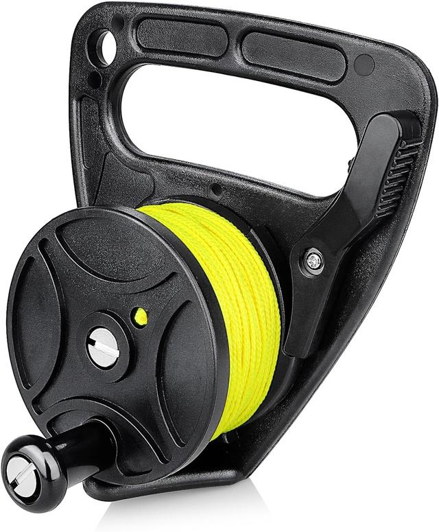 Product image of Compact 150ft Scuba Dive Reel Kayak Anchor with Thumb Stopper for Safety Underwater Diving Snorkeling