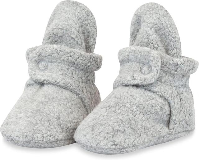 Product image of Zutano Unisex Fleece Baby Booties, Two Snap Closure, Newborn to 24 Months