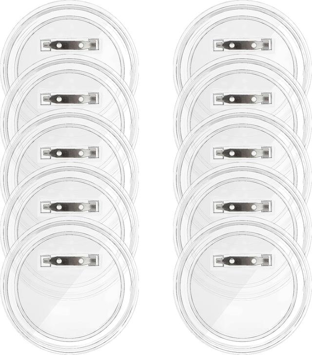 Product image of 10 Pcs Blank Button Pins 2.9 Inch DIY Make Your Own Custom Badges Kit With Clear Picture for Crafts Children's Paper Activities