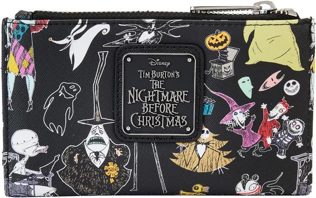 Product image of Loungefly Disney Nightmare Before Christmas Character Print Bi-Fold Wallet