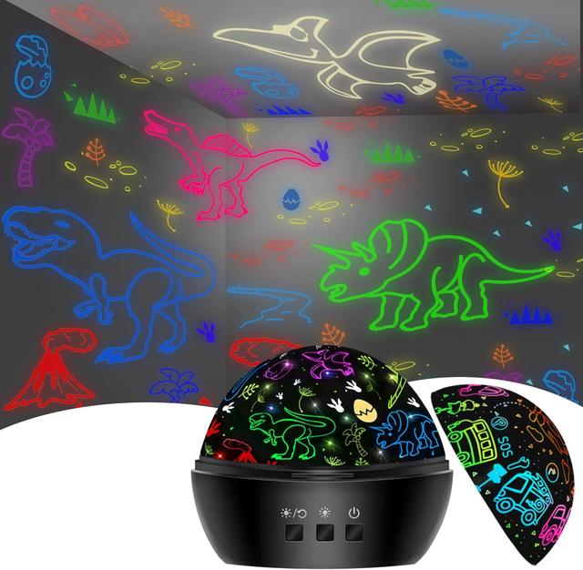 Product image of Dinosaur Toys for 3-8 Year Old Boys,Dino Projection Kids Toys for 3-8 Year Olds Boys 2 in 1 Car Toy for 2-10 Year Olds Boys,Toddler Toys,Chirstmas Stocking Stuffers Gifts for 2-10 Year Olds Kids
