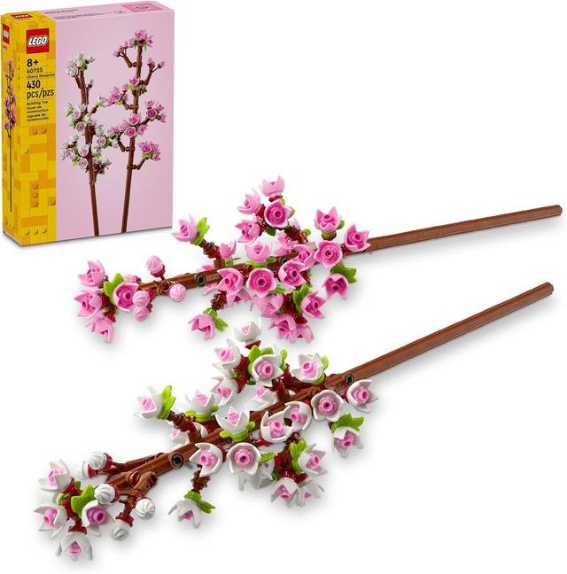 Product image of LEGO Cherry Blossom Building Toy for Kids, Girls & Boys, Ages 8+ - Artificial Cherry Blossom Decor for Home & Display - Creative Gift Idea for Plant & Flower Lovers - 40725