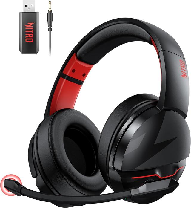 Product image of acer PS5 Headset | Non-Stop 100H Battery | Dynamic 50mm Drivers | Clear Voice Mic | Bluetooth5.3, 3.5mm | Gaming Headphones for PC, Meeting, Music, PS4 & Wireless Gaming Headset
