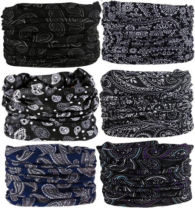 Product image of Neck Gaiter Mask Face Scarf Bandana Tube Cover Headwear Balaclava Headband Headwrap for Men and Women