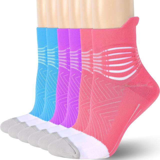 Product image of IRAMY Compression Ankle Support Socks Women - Coolmax Wicking, Cushioned Athletic, Plantar Fasciitis Relief 2/3/6 Pairs