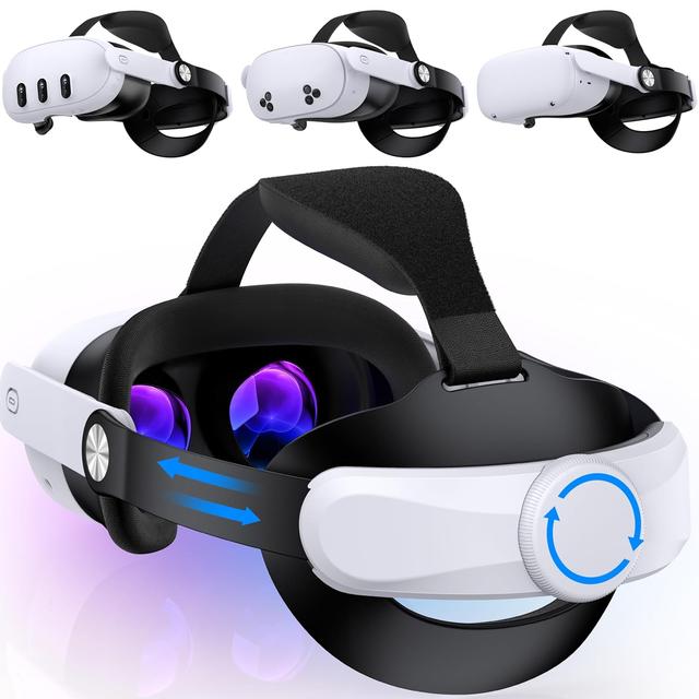 Product image of Kawaye for Meta Quest 3S/Quest 2/Quest 3 Head Strap, Adjustable Head Strap Replacement for Elite Strap, VR Headset Strap Enhanced Support&Comfort for VR Consoles
