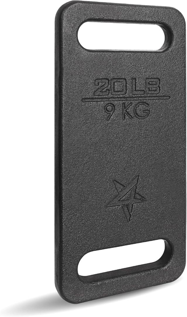 Product image of Yes4All Cast Iron Ruck Weight, Weighted Plate for Rucking, Swings, Squat, Strength Training - Multiple Weights: 10LB to 45LB