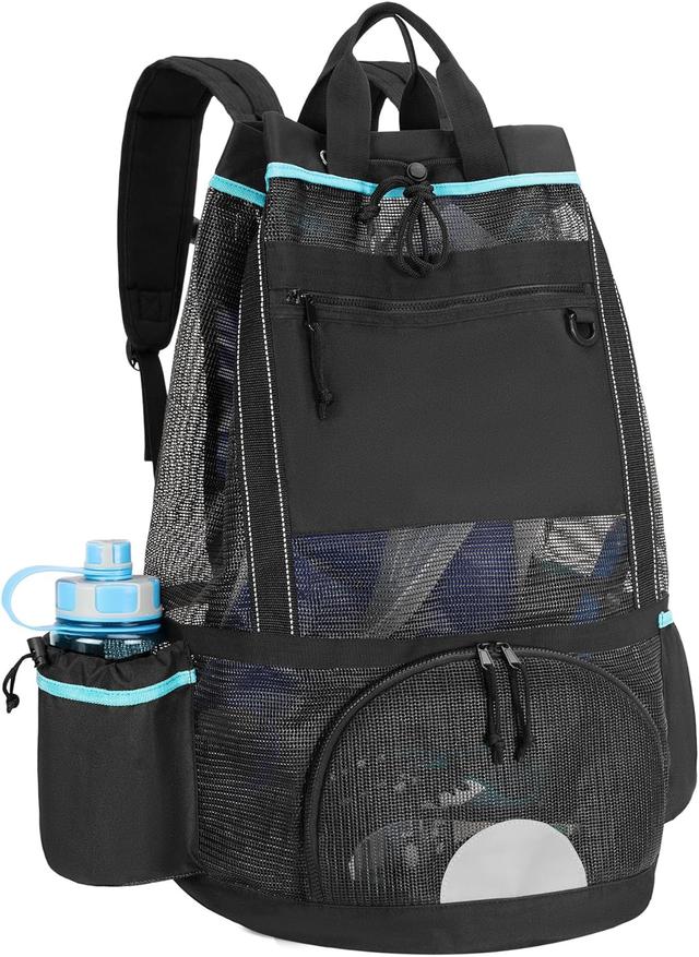 Product image of Fasrom Scuba Diving Bag, XL Mesh Dive Bag Backpack for Snorkeling Gear, Mask, Fins, Snorkel, with Shoe Compartment and Wet & Dry Separation, Black(Patent Design, Empty Bag Only)