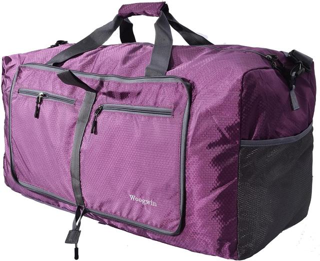 Product image of Woogwin Travel Duffel Bag Large Foldable Waterproof Overnight Bag for Beach Swim Bags Pool Sports Gym