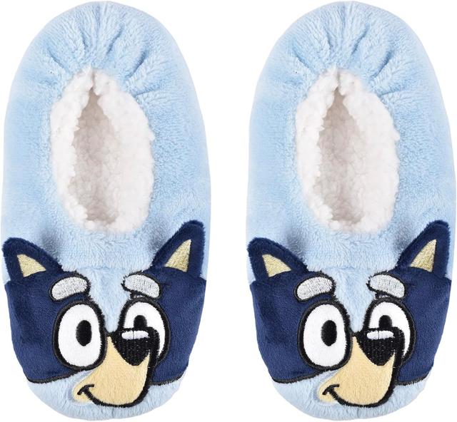 Product image of Bluey Girl's Snuggle Toe Plush Footlet Socks Slippers