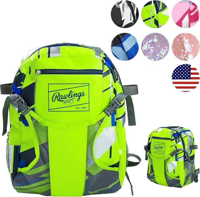 Product image of Rawlings | REMIX T-Ball & Youth Backpack Equipment Bag | Baseball/Softball | Multiple Colors