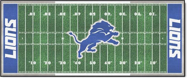 Product image of FANMATS 7351 Detroit Lions Field Runner Rug - 30in. x 72in.