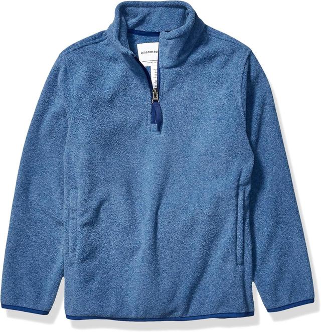 Product image of Amazon Essentials Boys and Toddlers' Polar Fleece Quarter-Zip Pullover Jacket