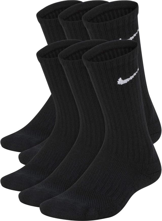 Product image of Nike Kids' Everyday Cushion Crew Socks (6 Pairs)