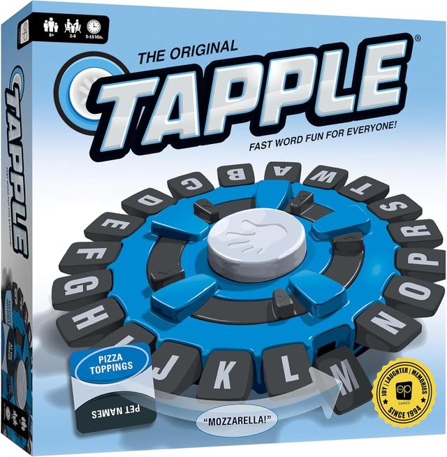 Product image of The Original TAPPLE, The Fast-Paced Family Board Game, Choose a Category & Race Against the Timer to be the Last Player, Learning Word Game for Ages 8 & Up, 2-8 Players, 15-20 Minute Play Time