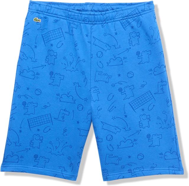 Product image of Lacoste Kids' All Over Print Tennis Playing Croc Drawstring Shorts