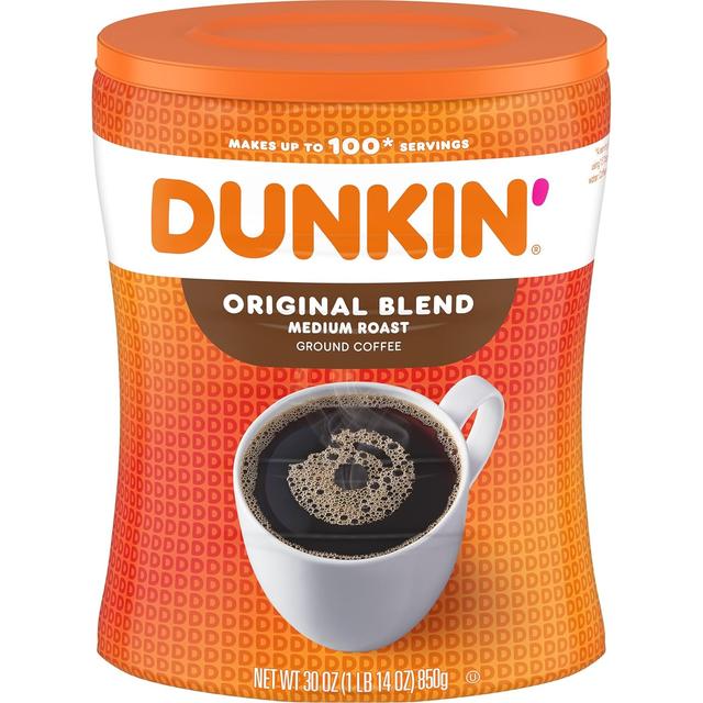Product image of Dunkin' Original Blend Medium Roast Ground Coffee, 30 Ounce