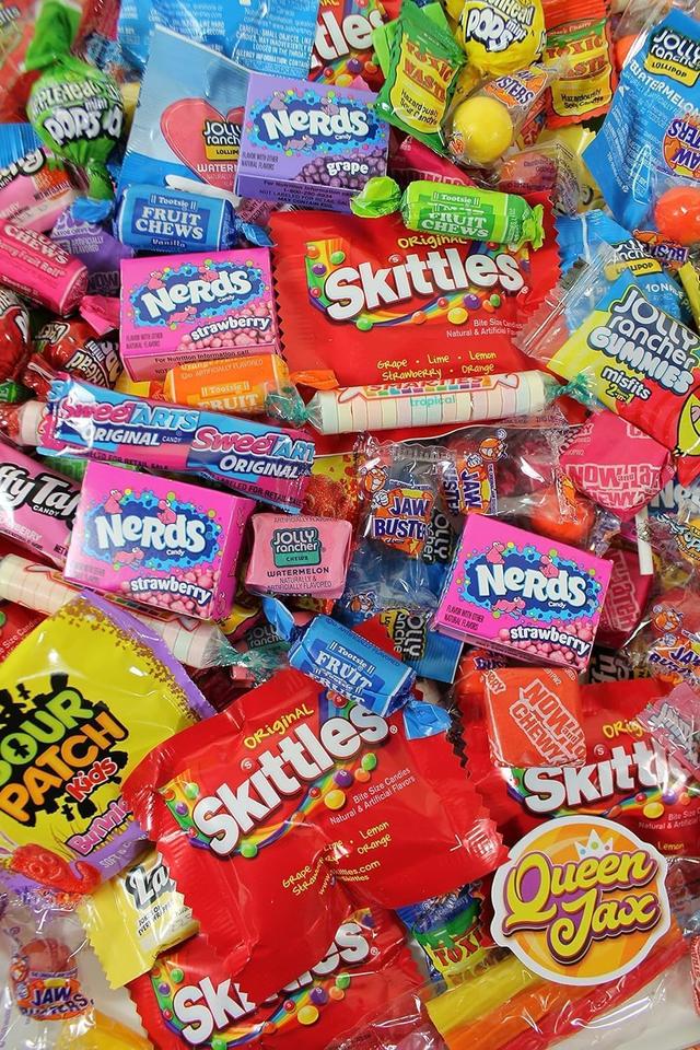 Product image of Variety Candy Pack - 2 LB Assorted Party Mix - Individually Wrapped Bulk Candy - Pinata Mix - Deluxe Queen Jax Assortment