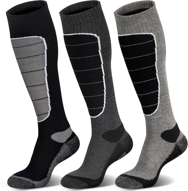 Product image of Hylaea Merino Wool Ski Socks, Cold Weather Socks for Snowboarding, Snow, Winter, Thermal Knee-high Warm Socks, Hunting