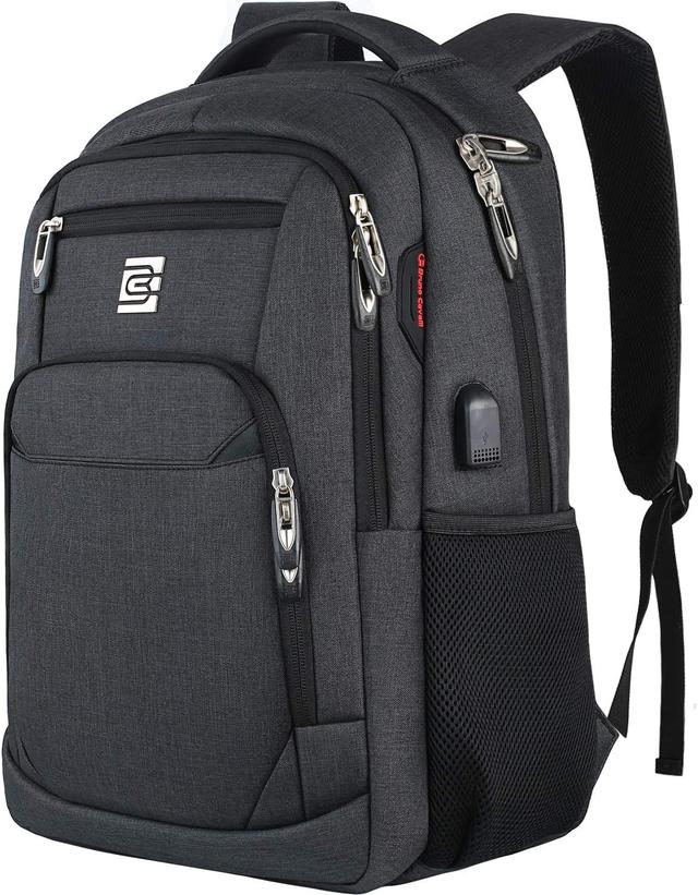Product image of Laptop Backpack,Business Travel Anti Theft Slim Durable Laptops Backpack with USB Charging Port,Water Resistant College Computer Bag for Women & Men Fits 15.6 Inch Laptop and Notebook - Black