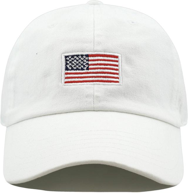 Product image of USA Flag & Embroidery Premium 100% Cotton Low Profile Adjustable Baseball Dad Cap