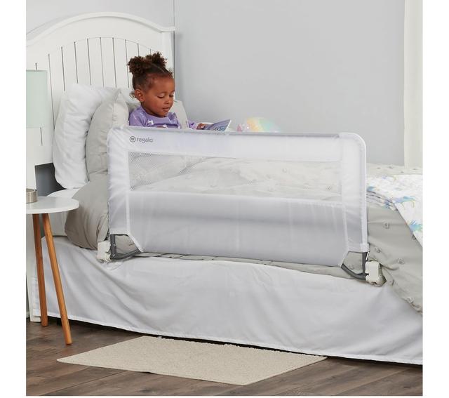 Product image of Regalo Swing Down Bed Rail Guard, with Reinforced Anchor Safety System
